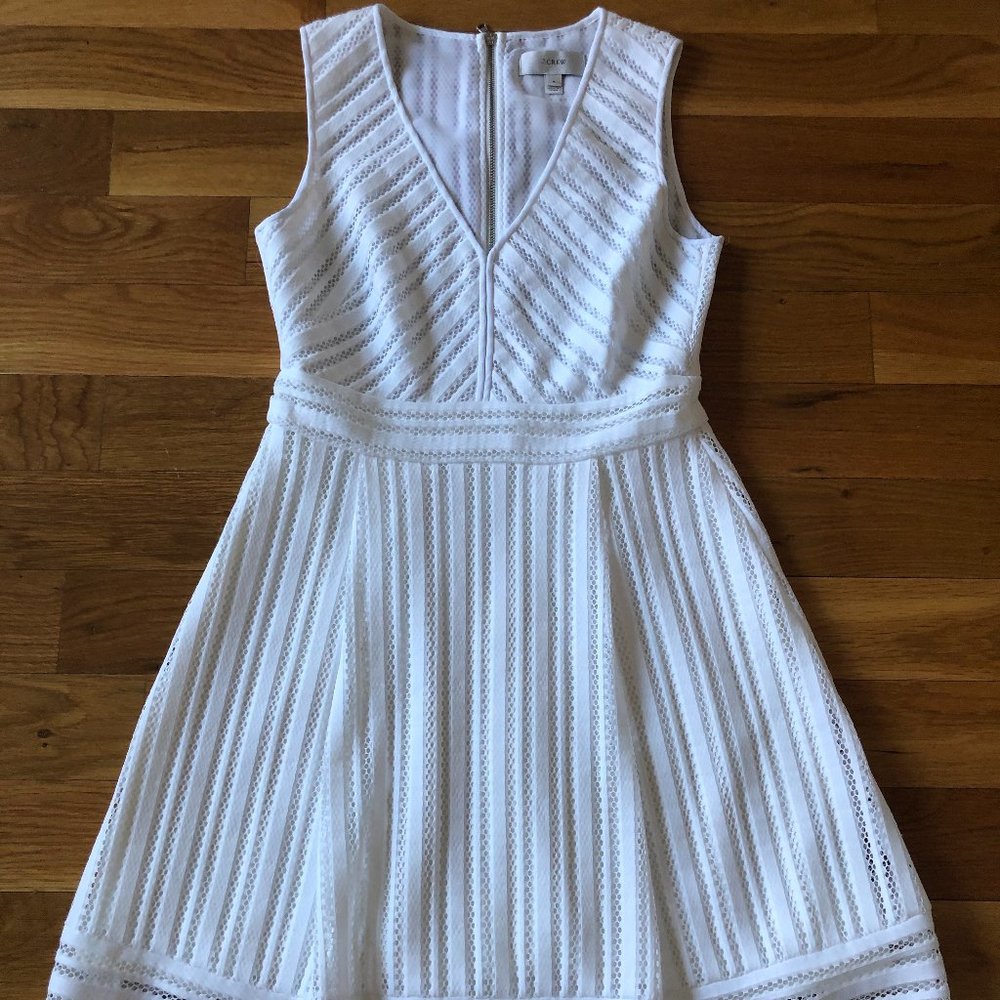 J. Crew White Summer Dress
